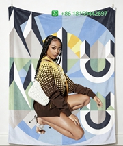 Miumiu Throw Blankets